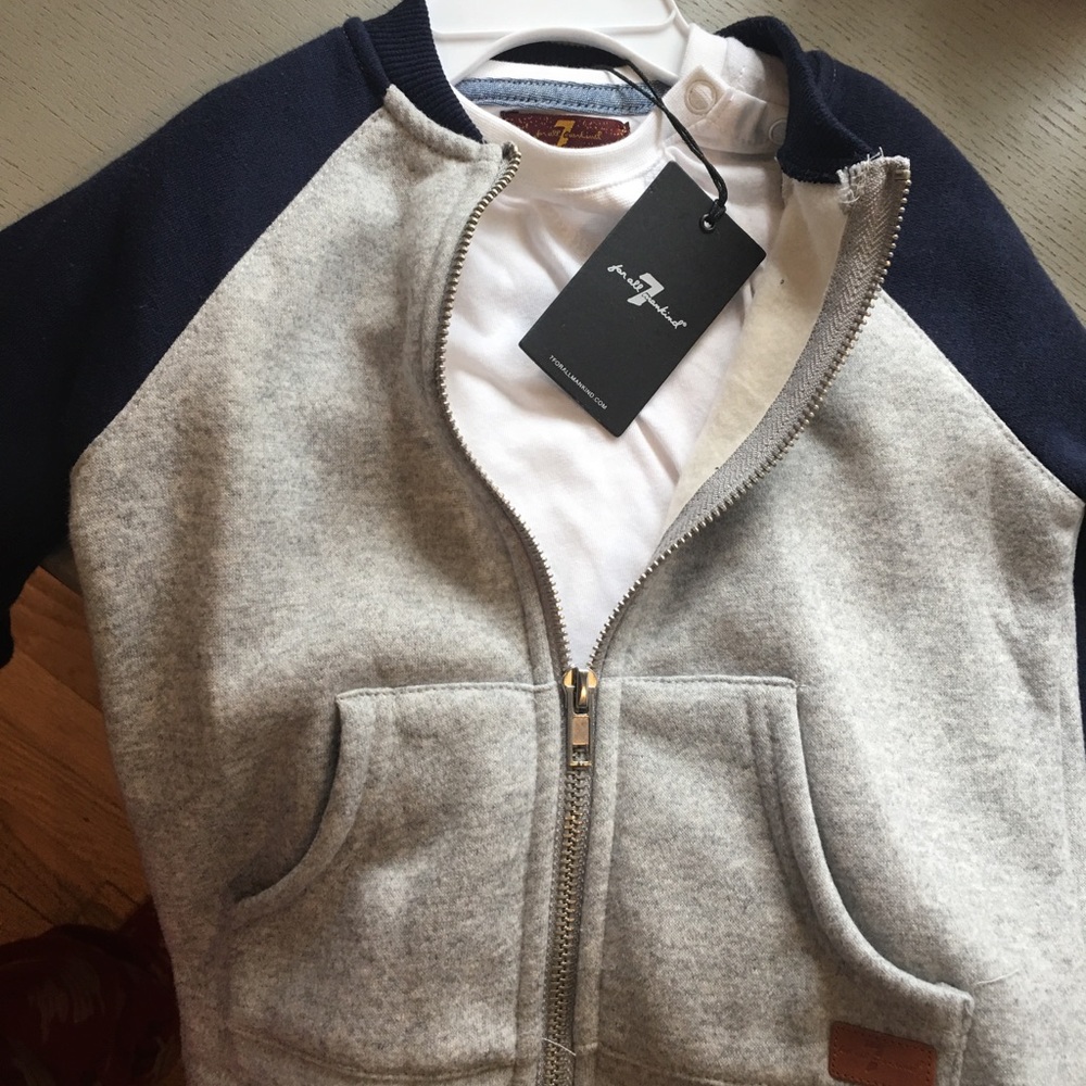 Jacket and white under shirt